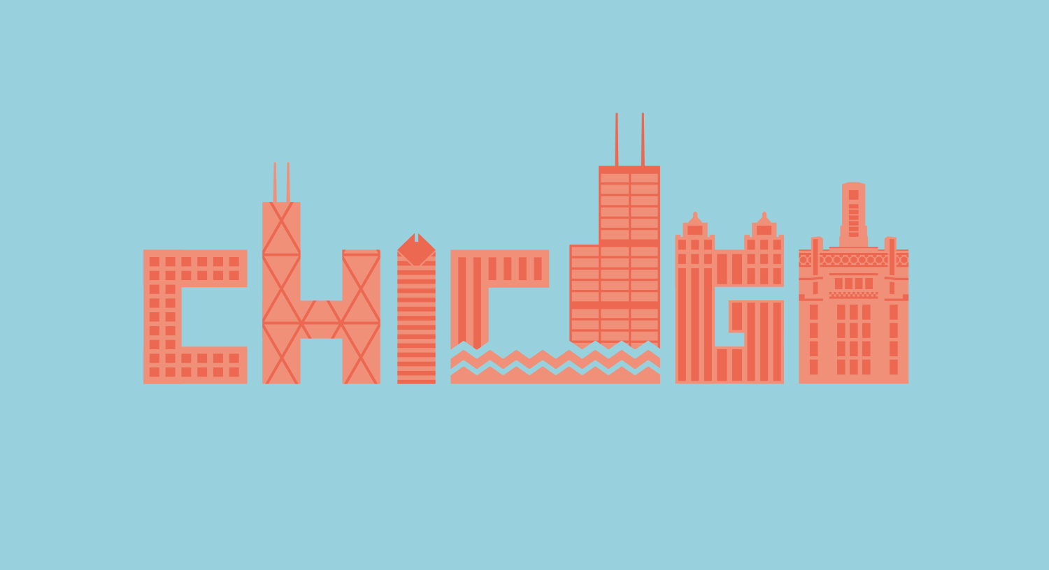 Chicago Architecture Poster