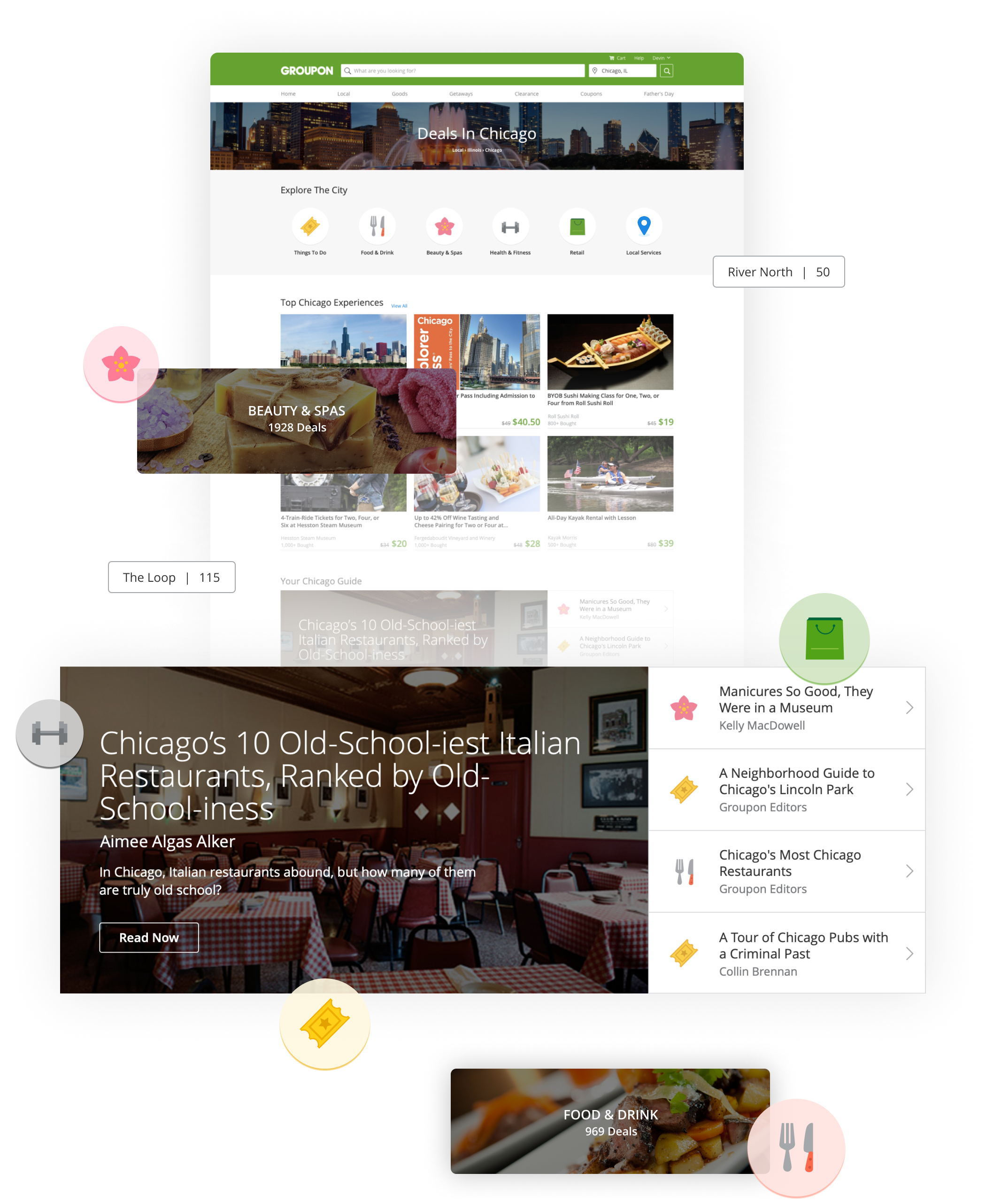 New Groupon Local Chicago Webpage