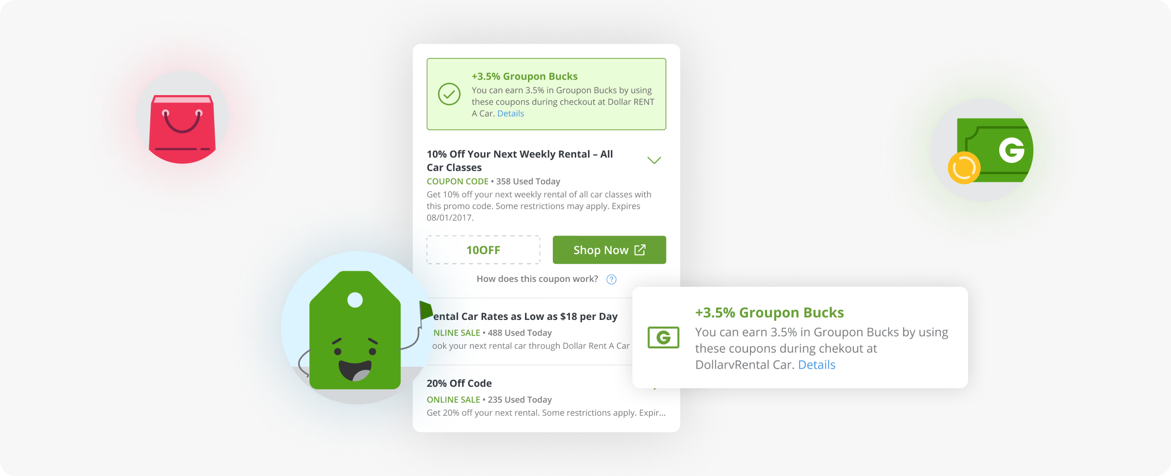 Groupon User Interface